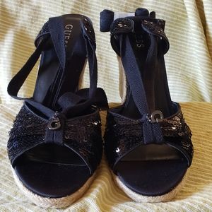 Sequin sandal